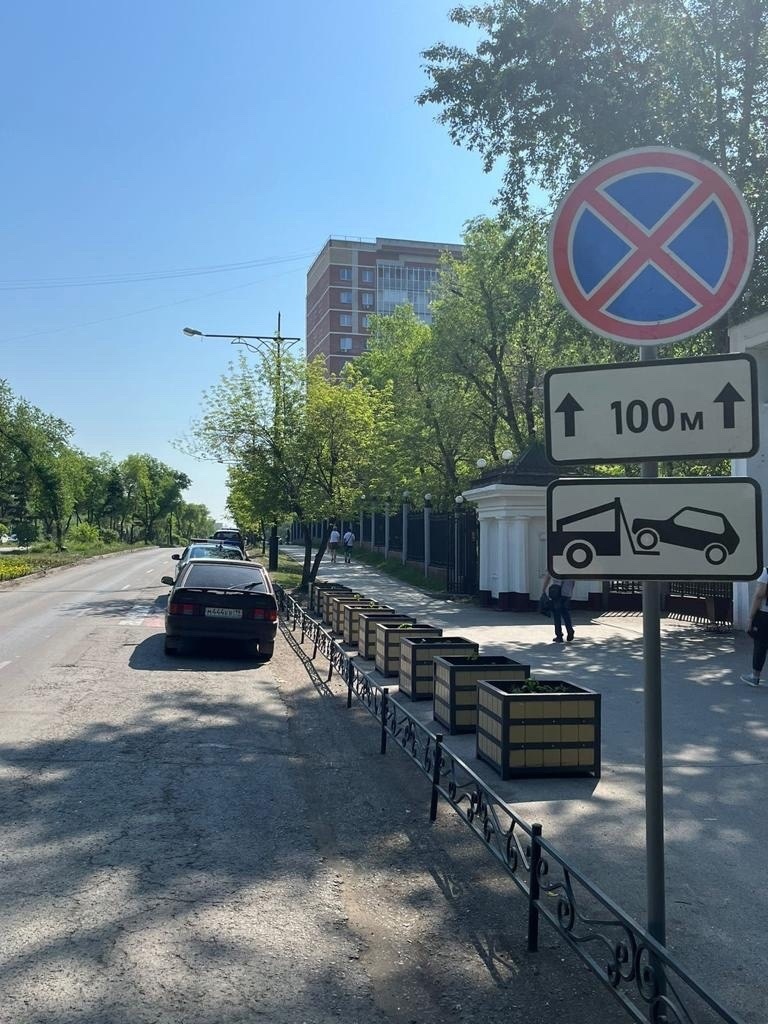 В столице Хакасии обновили дорожные знаки | 07.06.2023 | Абакан - БезФормата