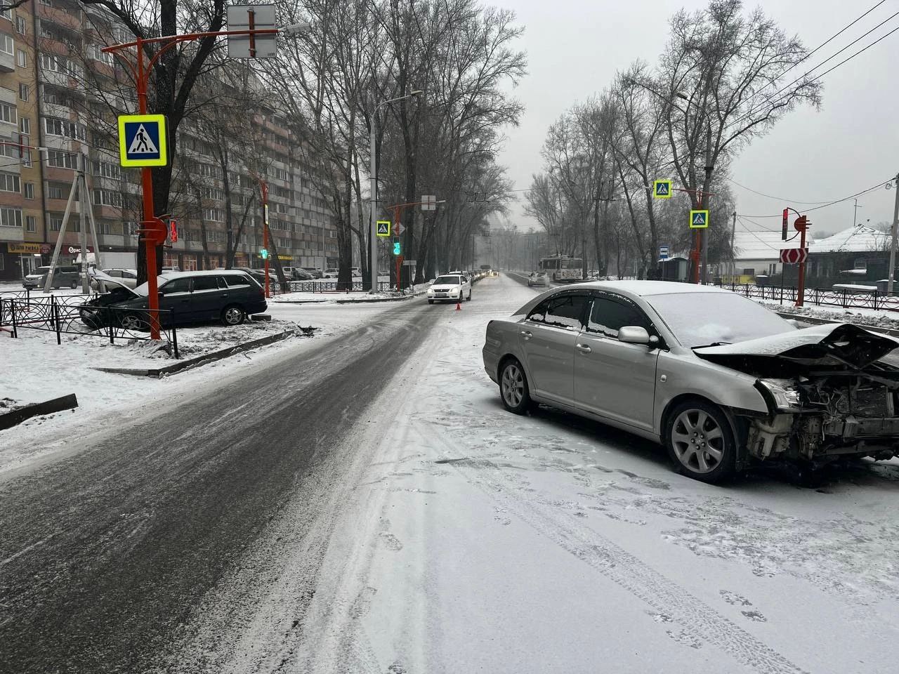 ДТП с пострадавшей: стали известны подробности аварии на улице Пушкина в  Абакане | 31.01.2024 | Абакан - БезФормата